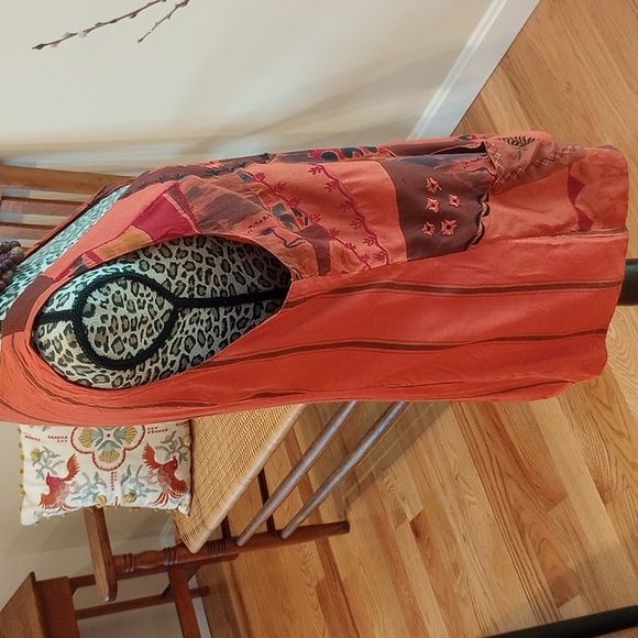 Vintage Nash Bohemian Patchwork Vest w/ Embroidered Detail Size:M 100%Rayon - Picture 6 of 9